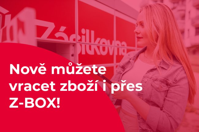 Vrácení zboží nově i přes Z-BOX!