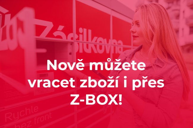 Vrácení zboží nově i přes Z-BOX!