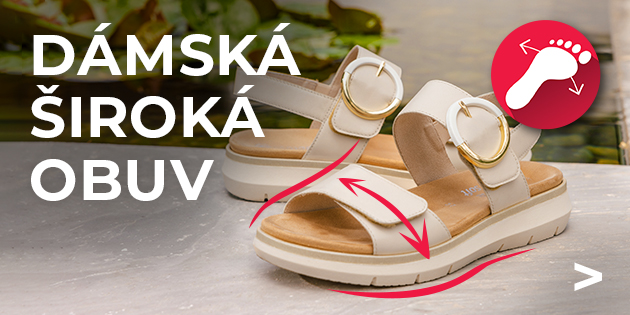 Dámská široká obuv