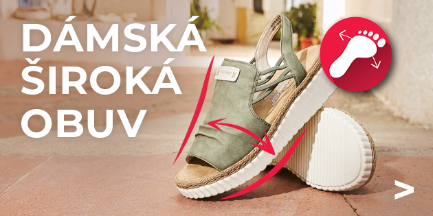 Dámská široká obuv