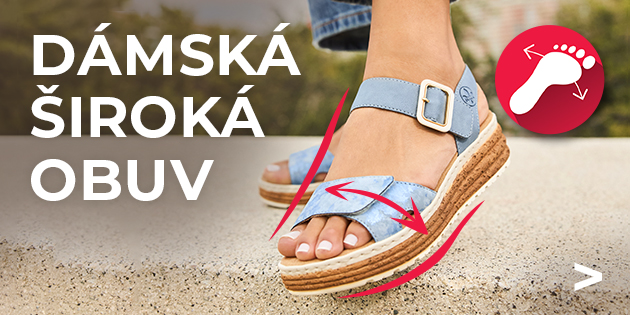 Dámská široká obuv