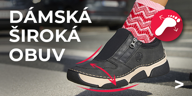 Dámská široká obuv