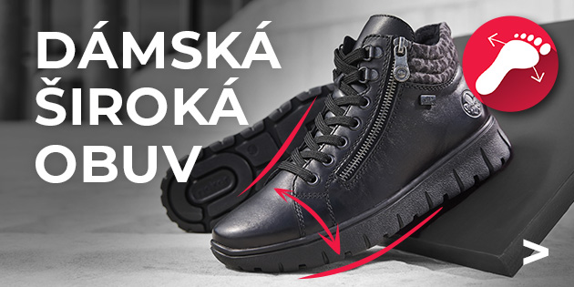 Dámská široká obuv
