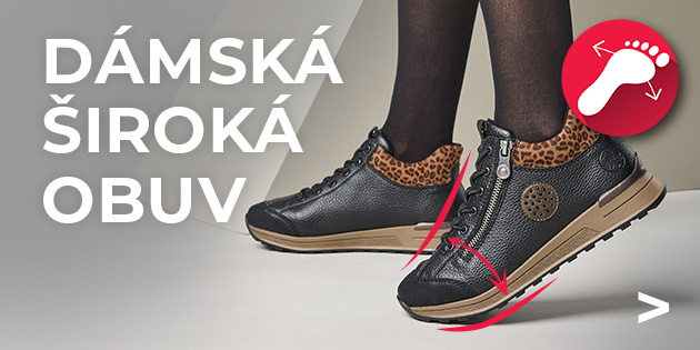 Dámská široká obuv