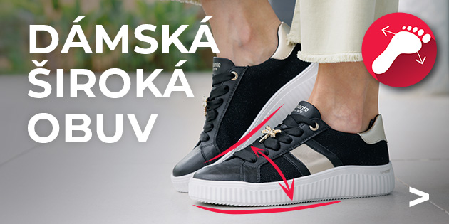 Dámská široká obuv