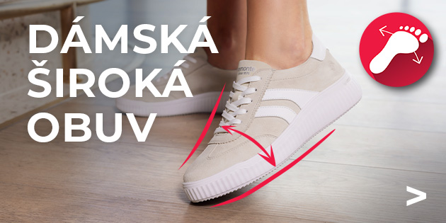 Dámská široká obuv