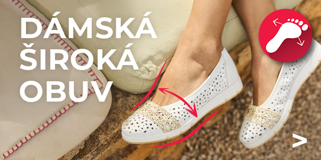 Dámská široká obuv