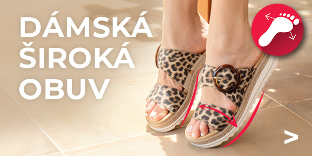 Dámská široká obuv Dámská široká obuv