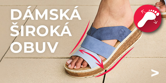 Dámská široká obuv Dámská široká obuv