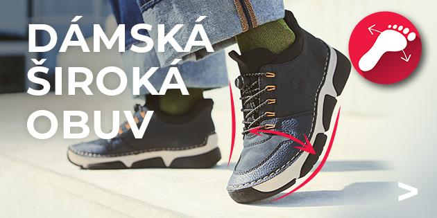 Dámská široká obuv Dámská široká obuv