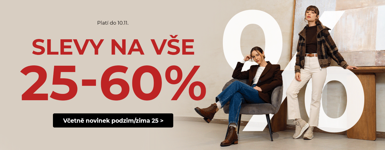 Slevy na vše 25-60 %