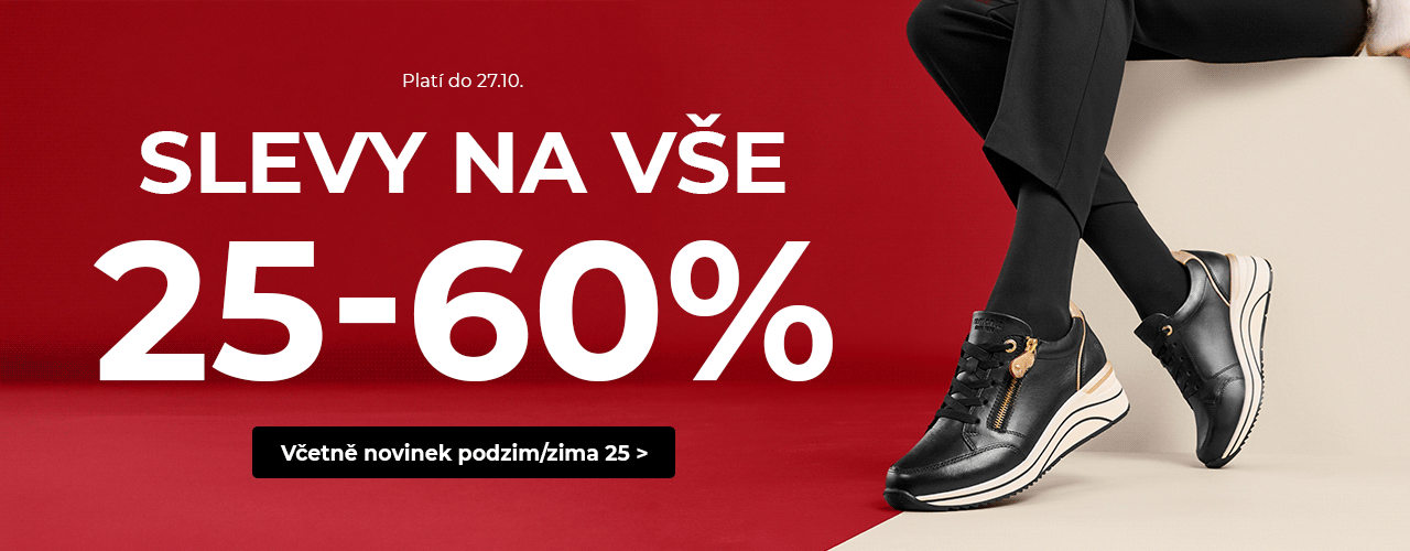 Slevy 25-60 % na vše