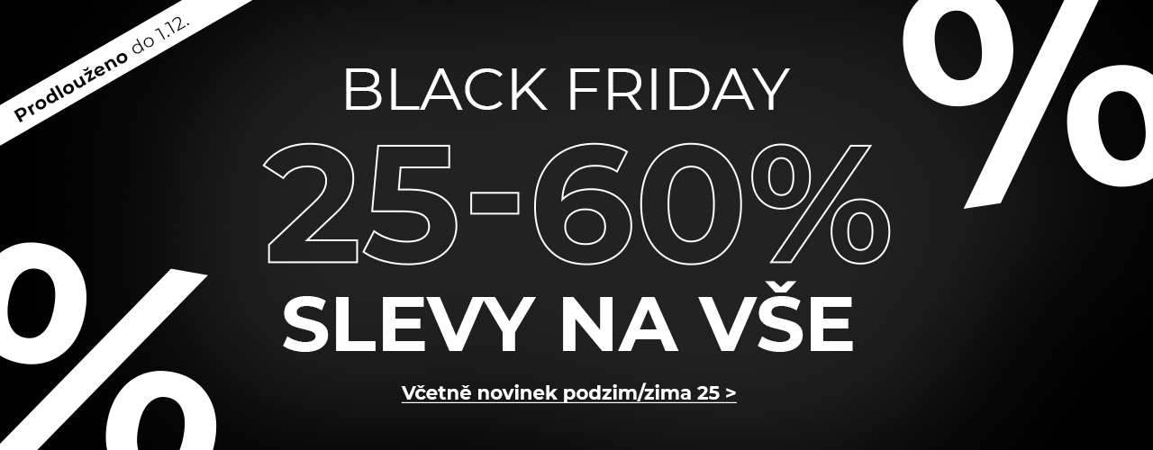 Black Friday 25-60 % Prodlouženo