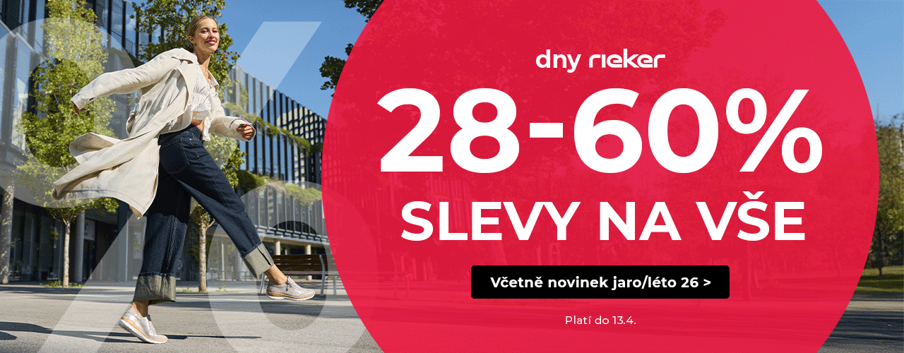 Dny Rieker Slevy na vše 28-60 %