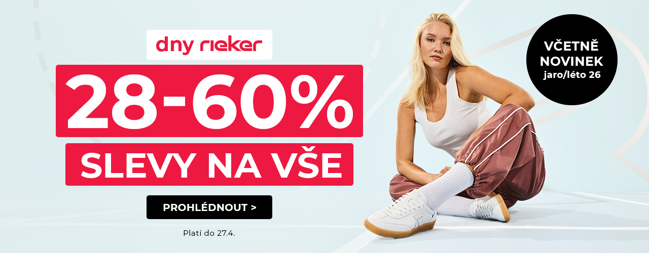 Dny Rieker 28-60 % na vše