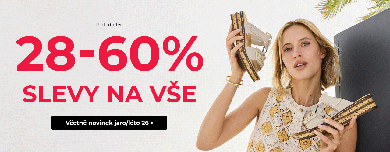 Slevy na vše 28-60 % Slevy na vše 28-60 %