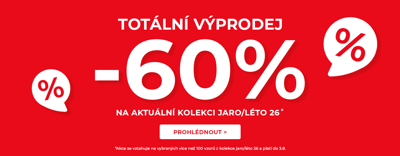 Totální výprodej -60% na kolekci jaro/léto*